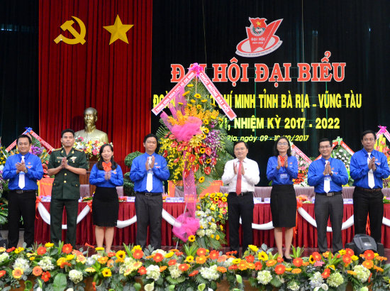 Đồng chí Nguyễn Anh Tuấn – Bí Thư Ban chấp hành Trung ương Đoàn TNCS Hồ Chí Minh – phát biểu chỉ đạo Đại hội